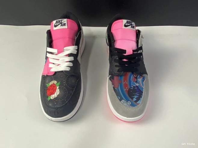 1st Kicks Shoes Low CW0418-006 Retro 1 Year (2020) Chinese Jordan New 0814